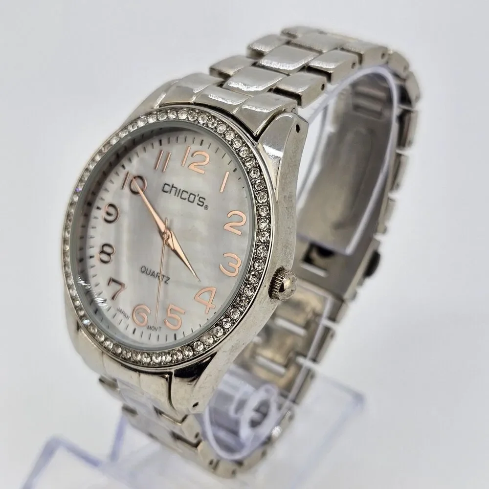 Chico's Women's Watch 41MM Gray Gold Dial‎ Gray Gold Bracelet 6.5